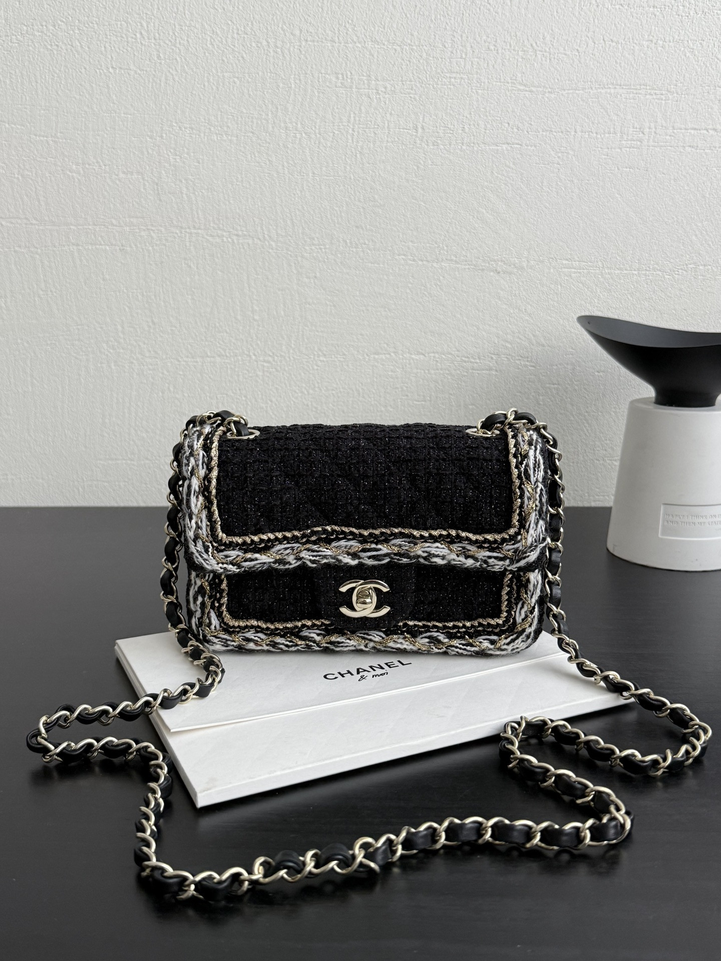Ch@nel Flap Bag-13*20*7CM