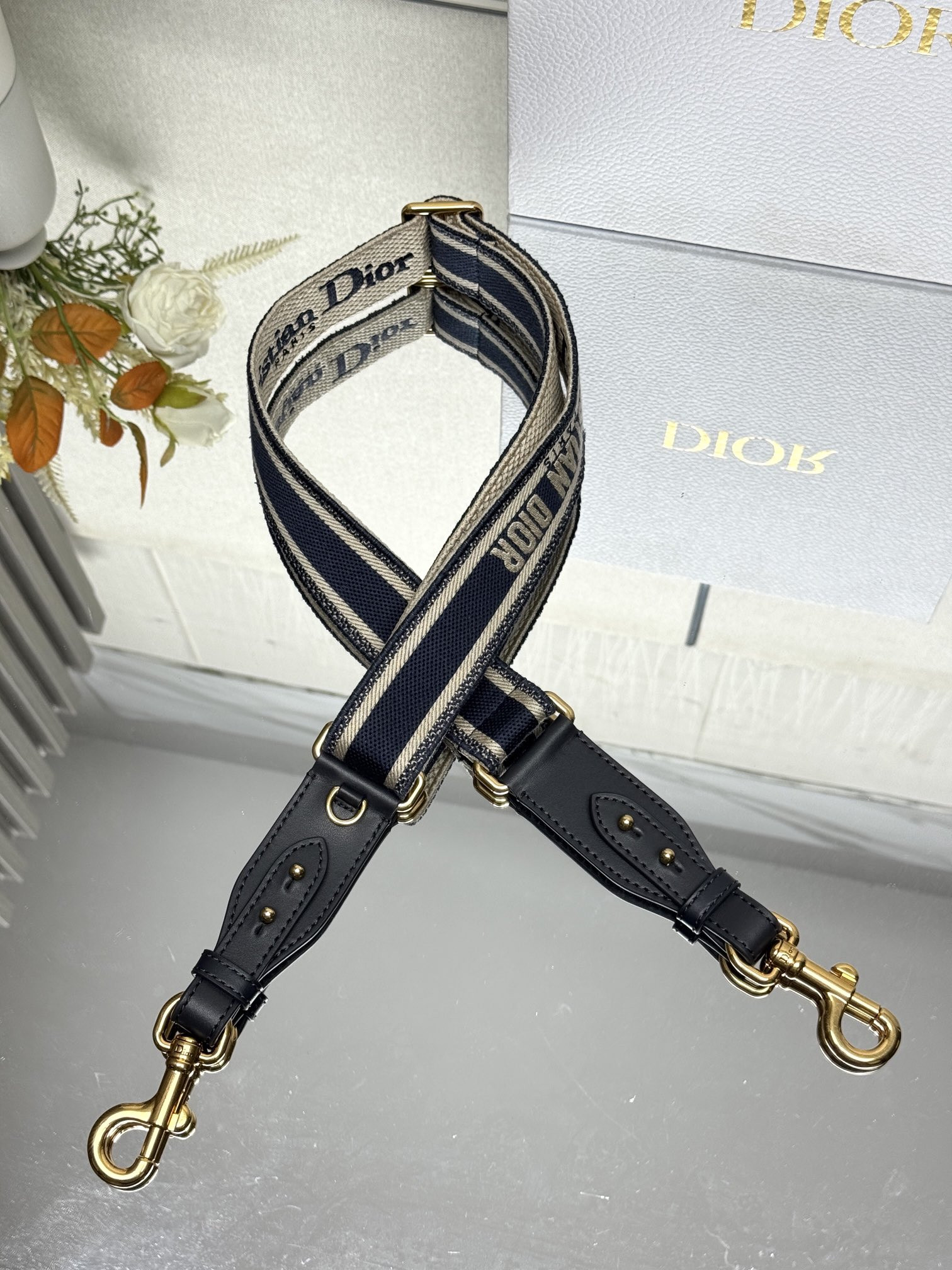 Diro Straps(Navy Blue)-3.8CM