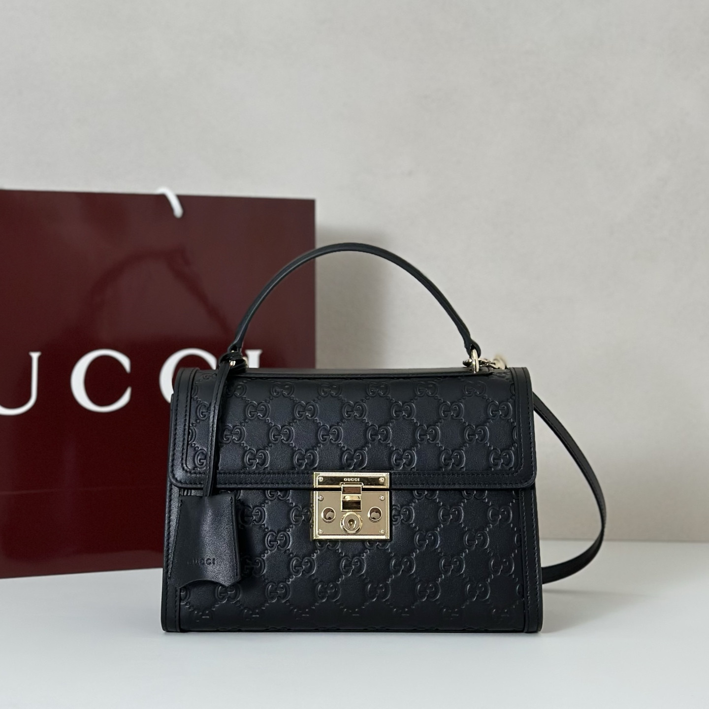 Gvc*1 Padlock Tote Bag-26*18*11.5CM