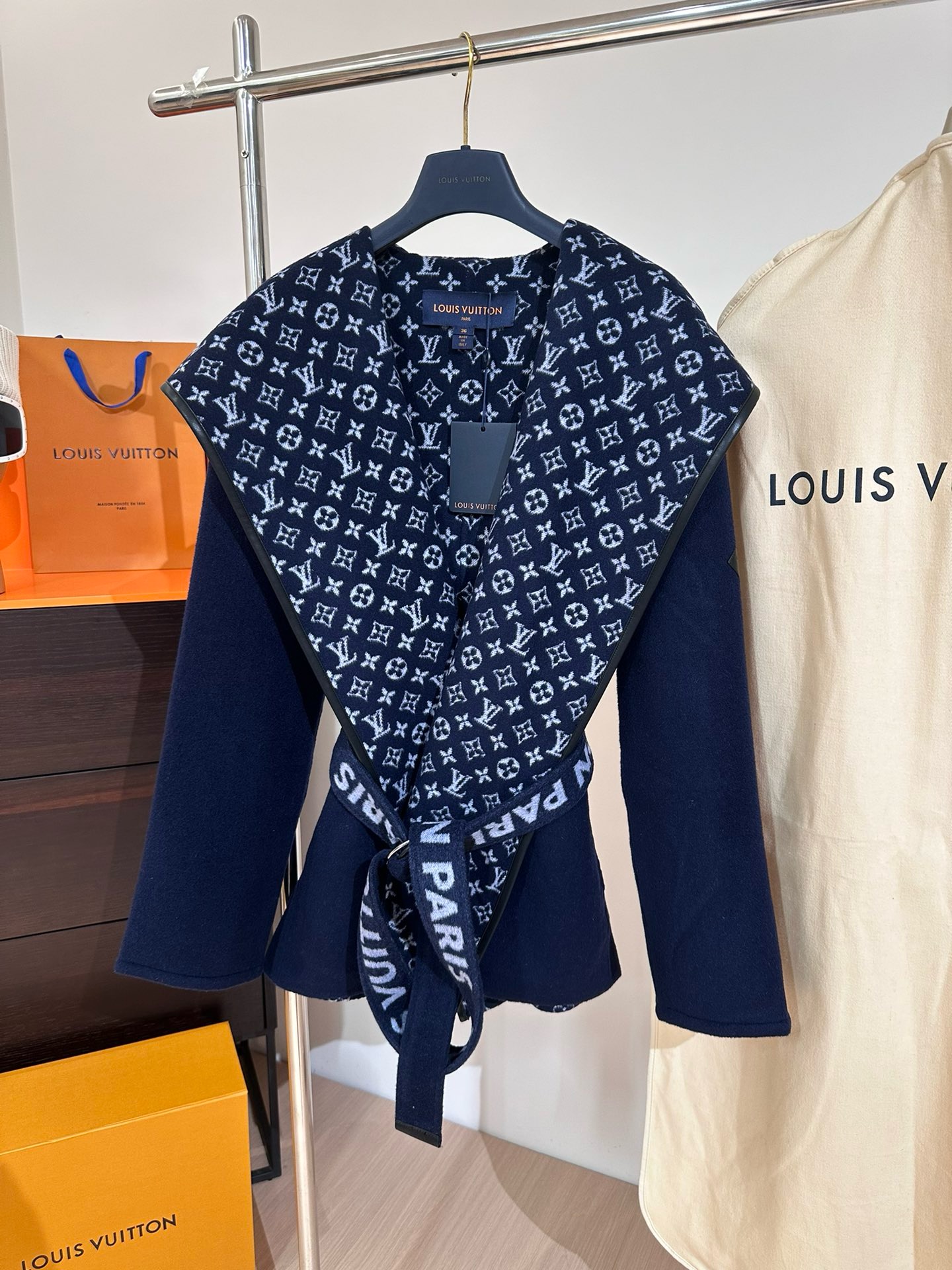 Lou*is Vuitt*on Wool Trench Coat