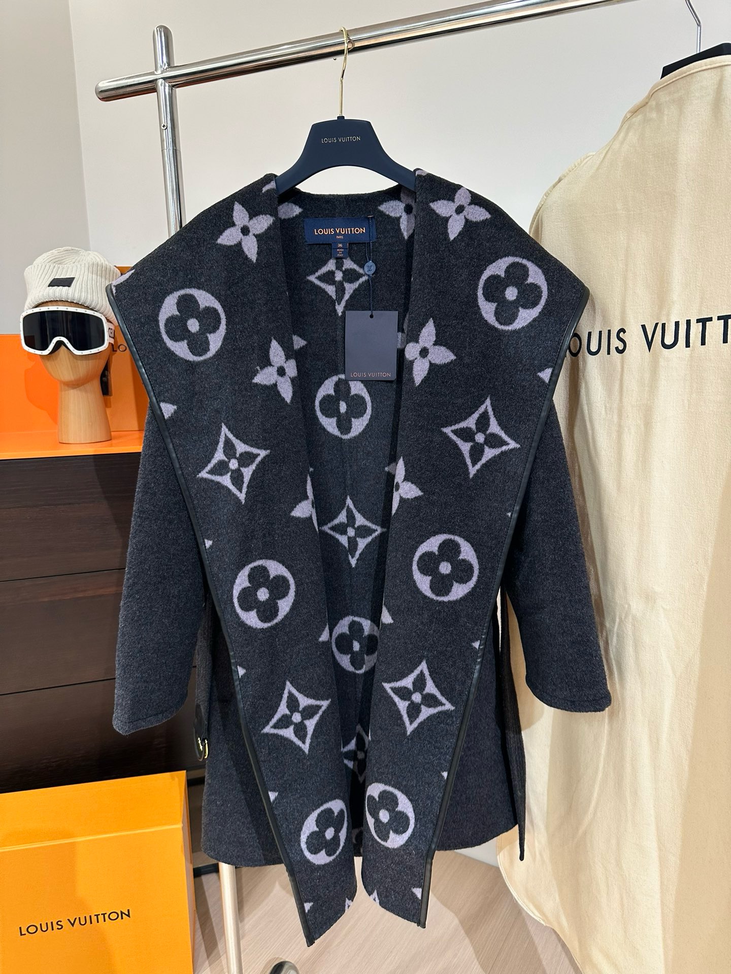 Lou*is Vuitt*on Wool Trench Coat