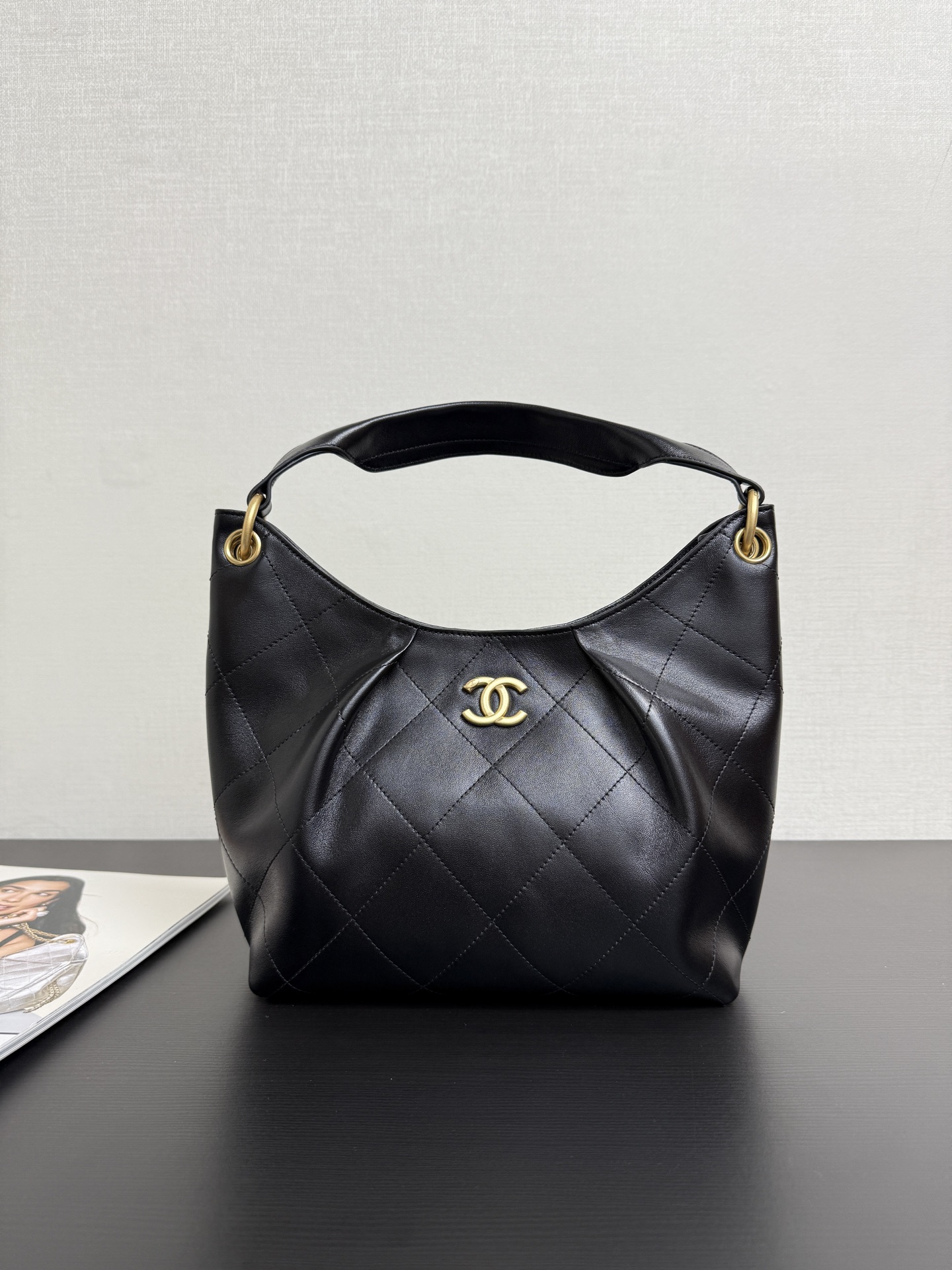 Ch@nel Hobo Handbag-32*20*9CM