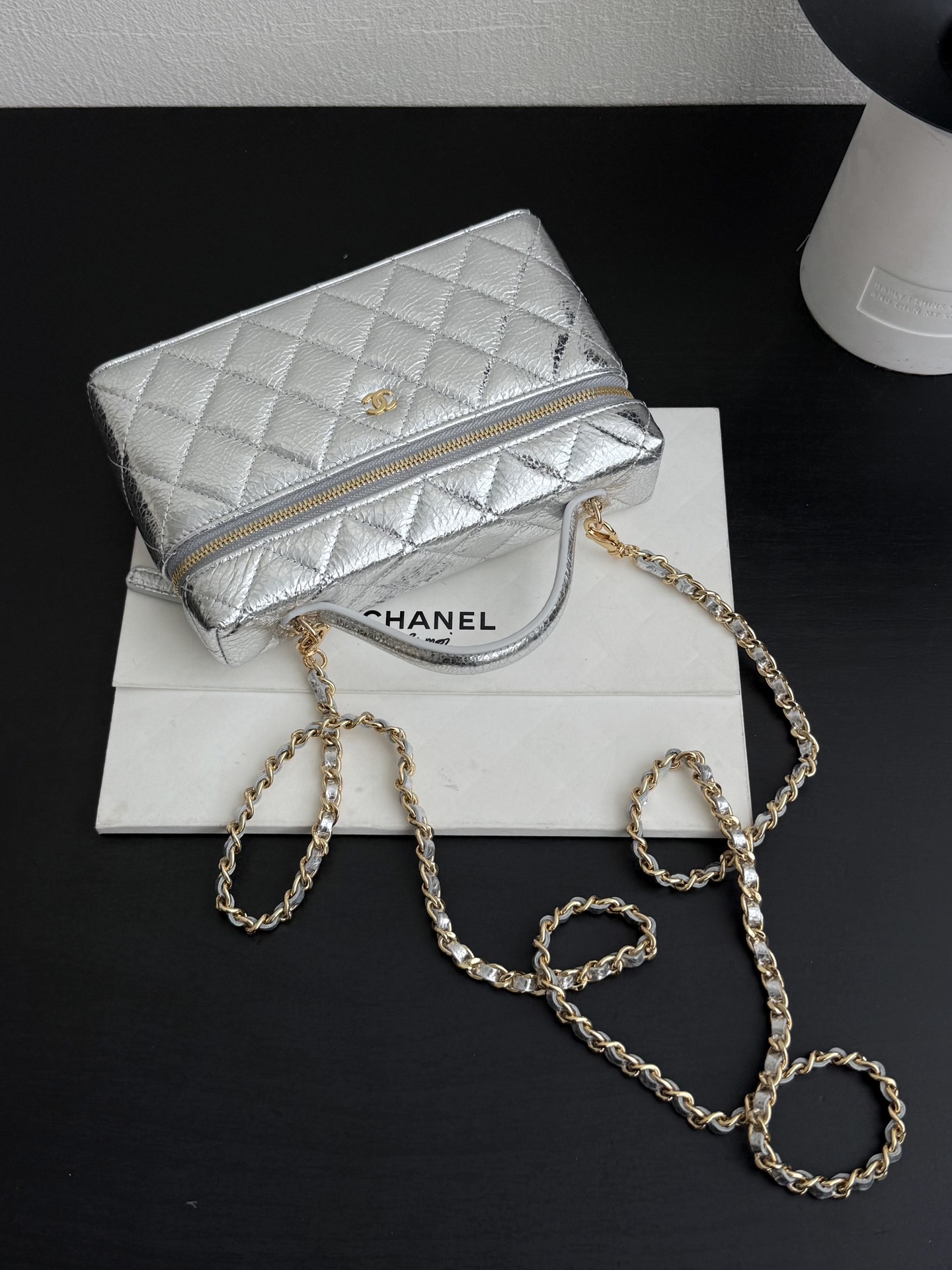 Ch@nel Cosmetic Bag-19.5×17×5CM