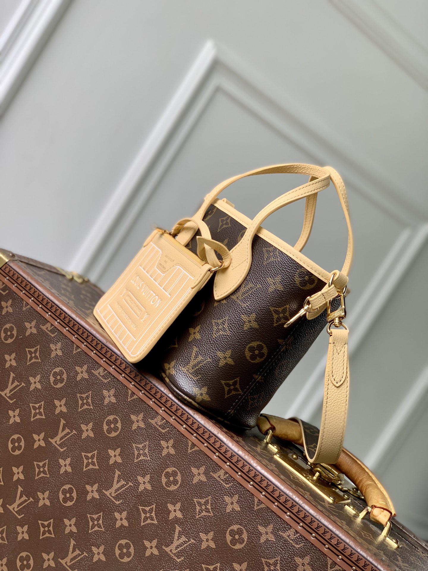 L0vis Vvtt0n Neverfull Bandoulière Inside Out BB-M28337-26.5 x 16.5 x 11CM