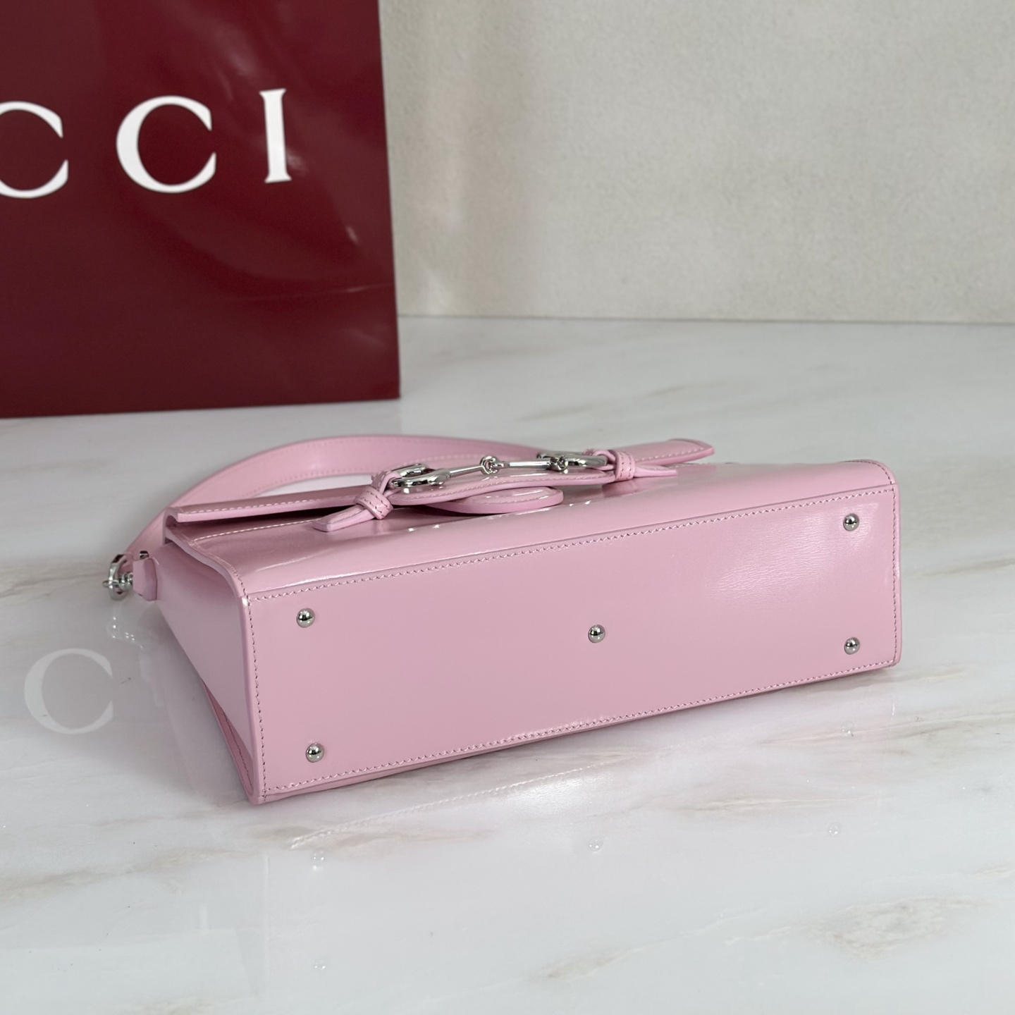 G*ucci Horsebit Duomo Small Top Handle Bag-27.5*19*9CM
