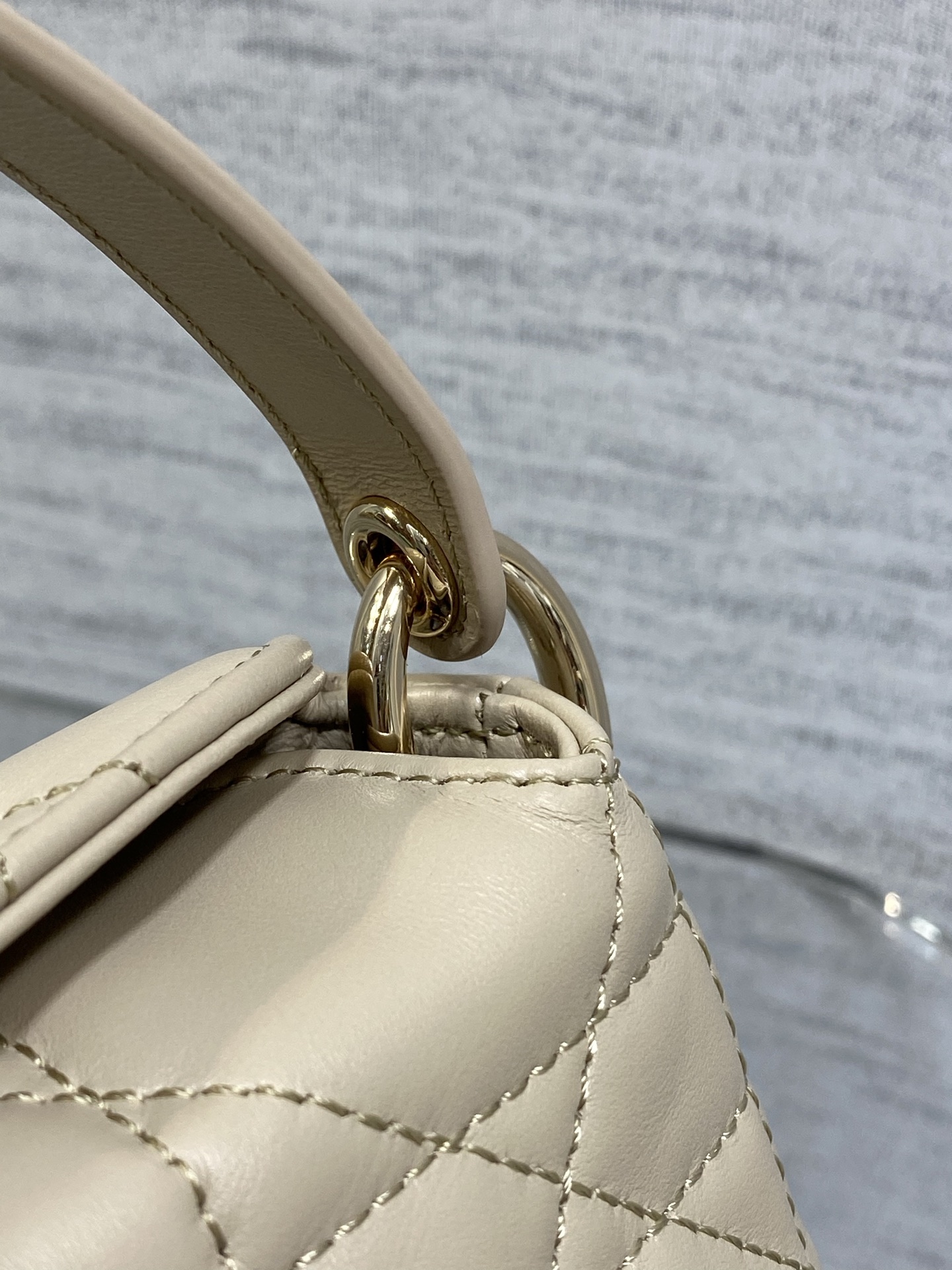 Di*or Top Handle Bag-22.5*9*13CM